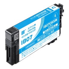 【ECI-EIB07B-C】エプソン用リサイクルインクカートリッジ IB07CB互換 シアン