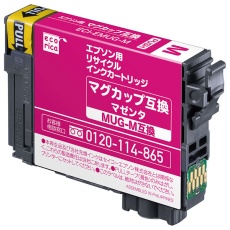 【ECI-EMUG-M】エプソン用リサイクルインクカートリッジ マグカップ互換 MUG-M互換 マゼンタ