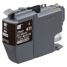 【ECI-BR411B】ブラザー用リサイクルインクカートリッジ LC411BK互換 ブラック