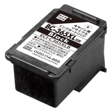 【ECI-C365XLB】キヤノン用リサイクルインクカートリッジ BC-365XL互換 ブラック