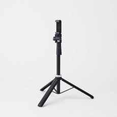 【P-STCFWL01BK】高耐荷重スマホ三脚/自撮り棒