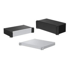 【AUXR88-43-36P-BS】AUXR型ラックマウントケース(ブラック/シルバー)