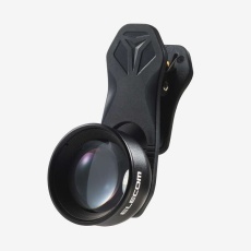 【P-SLZ2XBK】スマートフォン用カメラレンズ/望遠2倍レンズ/ブラック