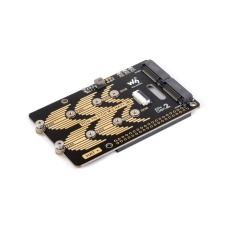 【WAVESHARE-27710】Waveshare Raspberry Pi 5用 2ch M.2 SSD HAT+(2280/2260/2242/2230サイズ対応)