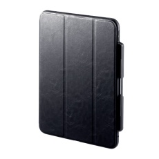 【PDA-IPAD1714BK2】iPad Air 11インチ(M2/2024)用タッチペン収納ポケット付きケース
