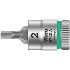 【003330】WERA ヴェラ 差込角1/4DR Hex-Plusビットソケット 先端サイズ2mm 全長28mm