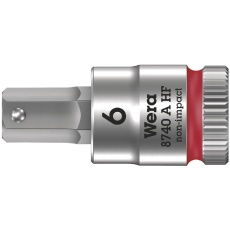 【003337】WERA ヴェラ 差込角1/4DR Hex-Plus 保持機能付きビットソケット 先端サイズ6mm 全長28mm