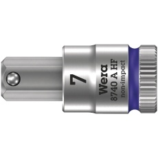 【003341】差込角1/4DR Hex-Plus 保持機能付きビットソケット 先端サイズ7mm 全長28mm