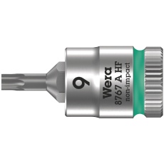 【003361】WERA ヴェラ 差込角1/4DR トルクスビットソケット 保持機能を備えたサイクロップビットソケット 先端サイズTX9 全長サイズ28mm