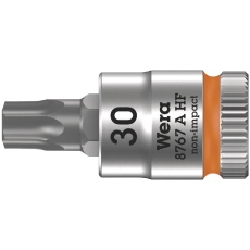 【003369】WERA ヴェラ 差込角1/4DR トルクスビットソケット 保持機能を備えたサイクロップビットソケット 先端サイズTX30 全長サイズ28mm