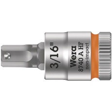 【003386】WERA ヴェラ 差込角1/4DR 保持機能を備えたヘックスプラスビットソケット 先端サイズ3/16inch 全長28mm