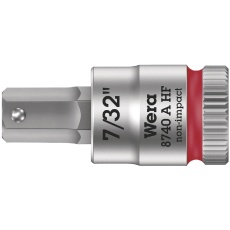 【003387】WERA ヴェラ 差込角1/4DR 保持機能を備えたヘックスプラスビットソケット 先端サイズ7/32inch 全長28mm