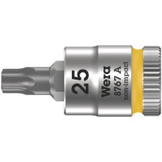 【003392】差込角1/4DR 手動/工作機械作業用トルクスビットソケット 差込サイズTX25 全長28mm