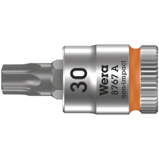 【003393】差込角1/4DR 手動/工作機械作業用トルクスビットソケット 差込サイズTX30 全長28mm