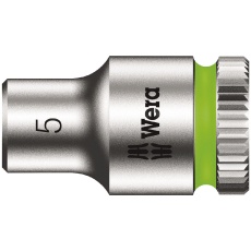 【003503】差込角1/4DR 1/4インチZYKLOPソケット 六角差込サイズ5mm 全長23mm