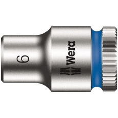【003505】差込角1/4DR 1/4インチZYKLOPソケット 六角差込サイズ6mm 全長23mm