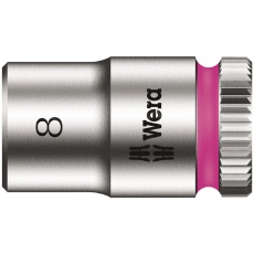 【003507】差込角1/4DR 1/4インチZYKLOPソケット 六角差込サイズ8mm 全長23mm