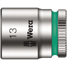 【003512】差込角1/4DR 1/4インチZYKLOPソケット 六角差込サイズ13mm 全長23mm