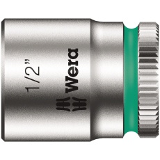 【003522】WERA ヴェラ 差込角1/4DR 1/4インチZYKLOPソケット 六角差込サイズ1/2inch 全長23mm