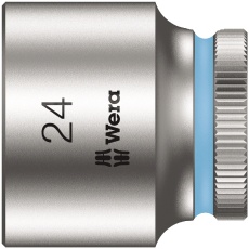 【003568】WERA ヴェラ 差込角3/8DR ZYKLOPソケット 六角差込サイズ24mm 全長32mm