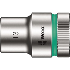 【003604】WERA ヴェラ 差込角1/2DR ZYKLOPソケット 六角差込サイズ13mm 全長37mm
