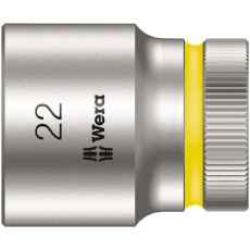 【003613】差込角1/2DR ZYKLOPソケット 六角差込サイズ22mm 全長37mm