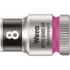 【003742】WERA ヴェラ 差込角3/8DR 保持機能付き ZYKLOPソケット 六角差込サイズ8mm 全長29mm