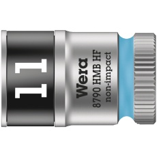 【003745】WERA ヴェラ 差込角3/8DR 保持機能付き ZYKLOPソケット 六角差込サイズ11mm 全長29mm