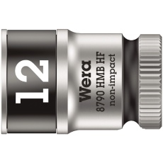 【003746】WERA ヴェラ 差込角3/8DR 保持機能付き ZYKLOPソケット 六角差込サイズ12mm 全長29mm