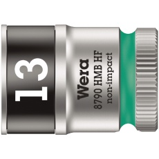【003747】WERA ヴェラ 差込角3/8DR 保持機能付き ZYKLOPソケット 六角差込サイズ13mm 全長29mm