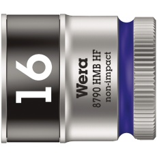 【003750】WERA ヴェラ 差込角3/8DR 保持機能付き ZYKLOPソケット 六角差込サイズ16mm 全長29mm