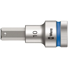 【003825】WERA ヴェラ 差込角1/2DR INHEXビットソケット ドライブ保持機能付き 六角差込サイズ10mm 全長60mm