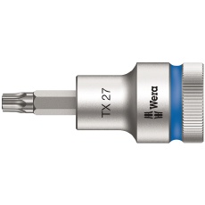 【003832】WERA ヴェラ 差込角1/2DR トルクスビットソケット ドライブ保持機能付き サイズTX27 全長60mm