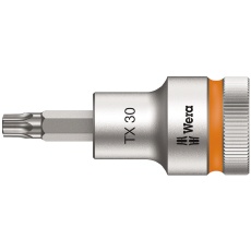 【003833】WERA ヴェラ 差込角1/2DR トルクスビットソケット ドライブ保持機能付き サイズTX30 全長60mm