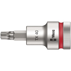【003834】WERA ヴェラ 差込角1/2DR トルクスビットソケット ドライブ保持機能付き サイズTX40 全長60mm