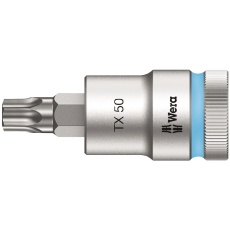 【003836】WERA ヴェラ 差込角1/2DR トルクスビットソケット ドライブ保持機能付き サイズTX50 全長60mm