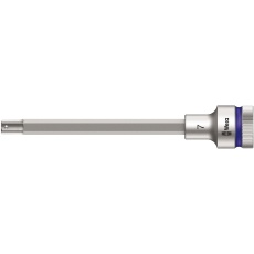 【003843】WERA ヴェラ 差込角1/2DR INHEXビットソケット ドライブ保持機能付き 六角差込サイズ7mm 全長140mm
