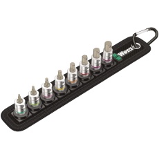 【003881】WERA ヴェラ 差込角1/4DR 8点組ヘックスプラスビットソケットセット