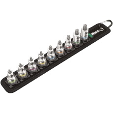 【003972】WERA ヴェラ 差込角3/8DR 9点組トルクスビットソケットセット サイクロップラチェット用