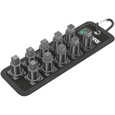【003982】WERA ヴェラ 差込角3/8DR 10本収納可能 絶縁ソケット用ソケットホルダー ツイストロック式