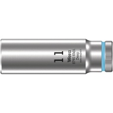【004508】WERA ヴェラ 差込角1/4DR 六角ディープソケット 六角差込サイズ11mm 全長50mm
