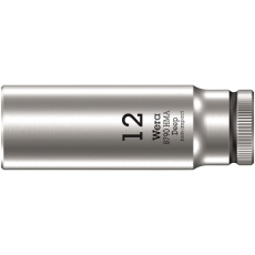 【004509】WERA ヴェラ 差込角1/4DR 六角ディープソケット 六角差込サイズ12mm 全長50mm