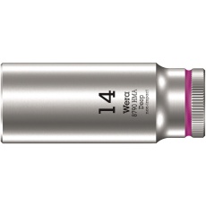 【004511】WERA ヴェラ 差込角1/4DR 六角ディープソケット 六角差込サイズ14mm 全長50mm