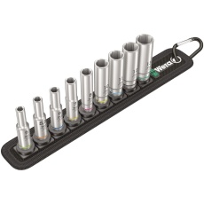 【004525】WERA ヴェラ 差込角1/4inch 9点組 六角ディープソケットセット