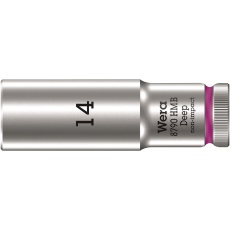 【004536】WERA ヴェラ 差込角3/8DR 六角ねじ ボルト用 ディープソケット 六角サイズ14mm 全長64mm