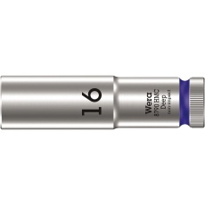 【004556】WERA ヴェラ 差込角1/2DR ZYKLOPディープソケット サイズ16mm 全長83mm