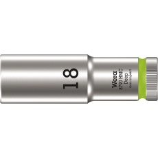 【004558】WERA ヴェラ 差込角1/2DR ZYKLOPディープソケット サイズ18mm 全長83mm