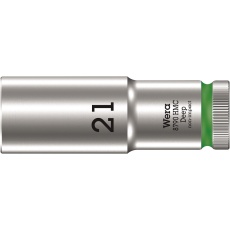 【004561】WERA ヴェラ 差込角1/2DR ZYKLOPディープソケット サイズ21mm 全長83mm