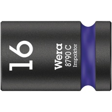 【004573】WERA ヴェラ 差込角1/2SQ HEXインパクトソケット 六角差込サイズ16mm 全長38mm