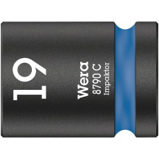 【004576】WERA ヴェラ 差込角1/2SQ HEXインパクトソケット 六角差込サイズ19mm 全長38mm